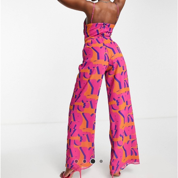 Knotted Front Cami Jumpsuit - Picture 3 of 3